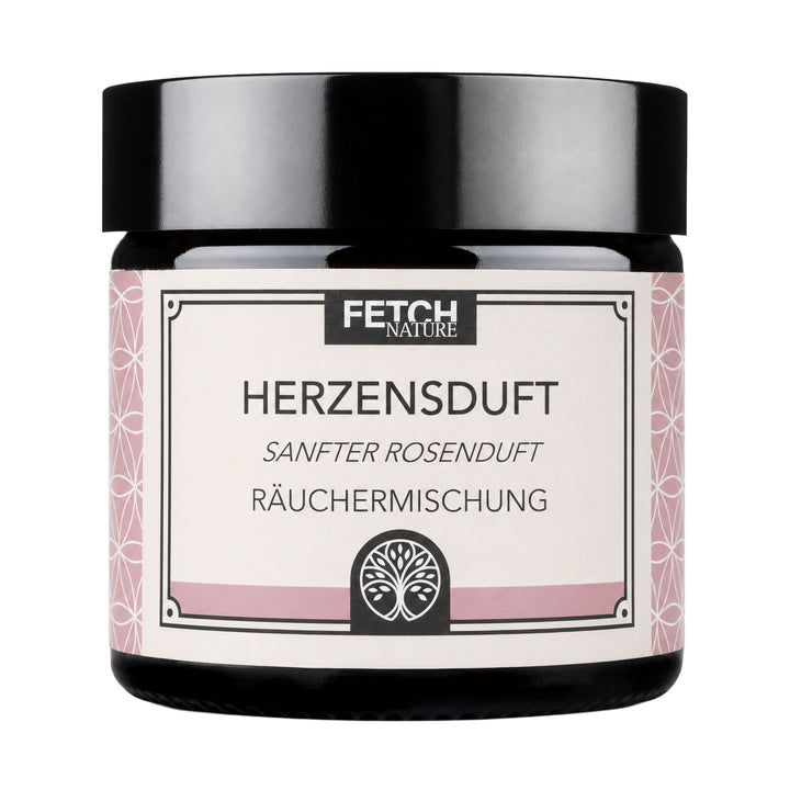 Herzensduft Räuchermischung mit Rosenblüten, Räucherwerk